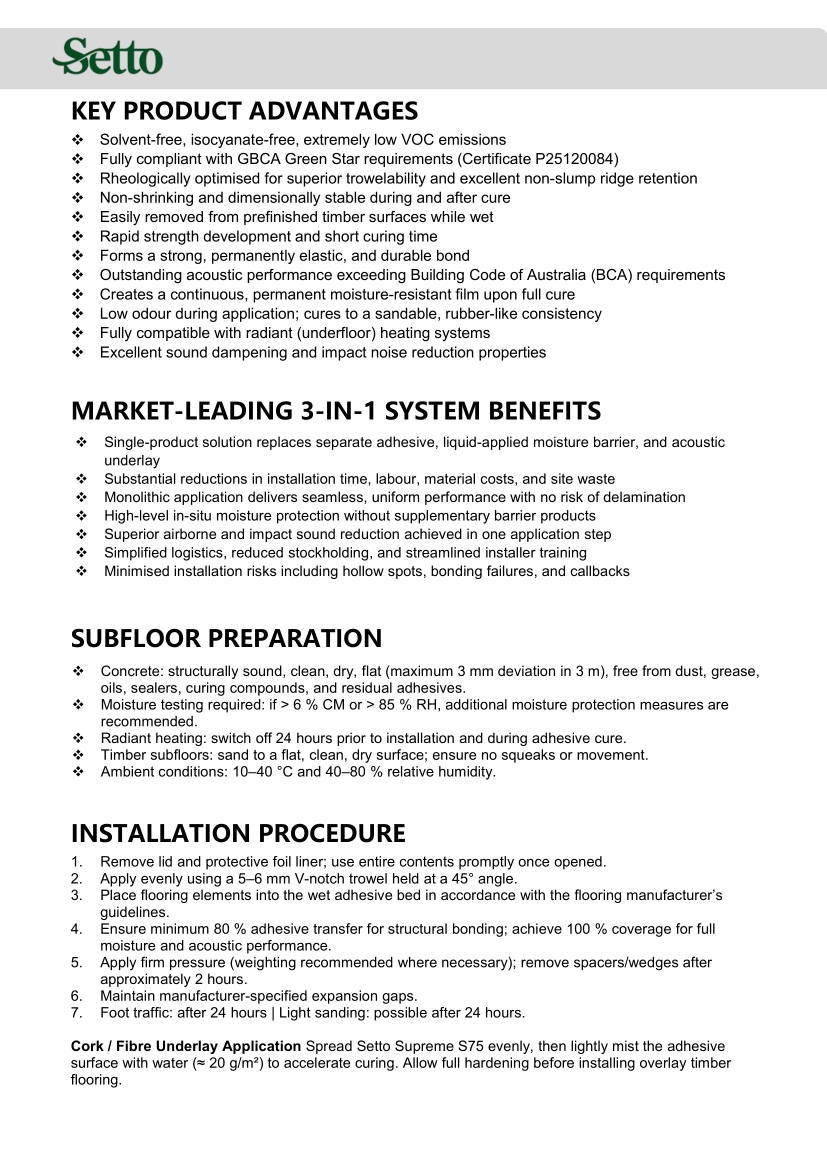 Key advantages and installation procedure preview