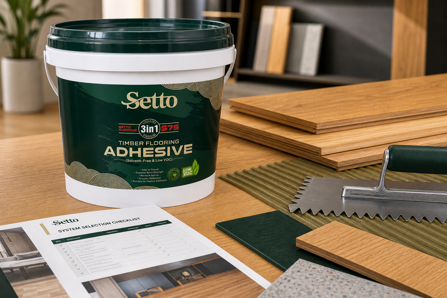 SETTO Supreme S75 technical documentation and product selection materials