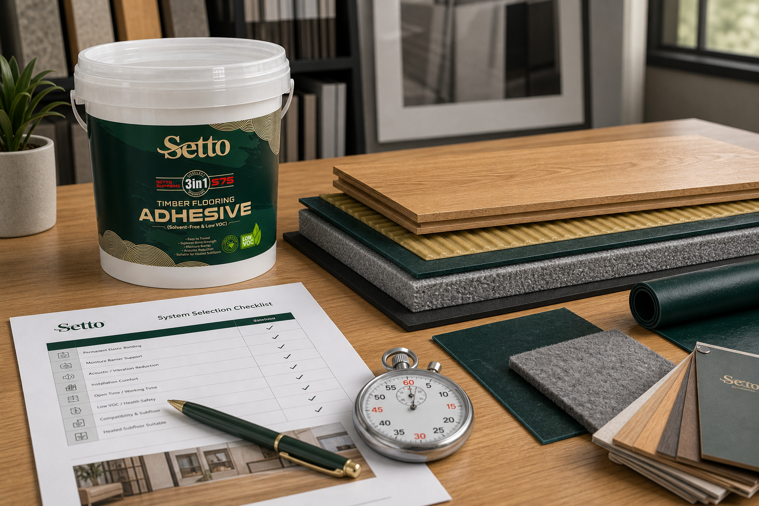 SETTO Supreme S75 technical documentation and product selection materials