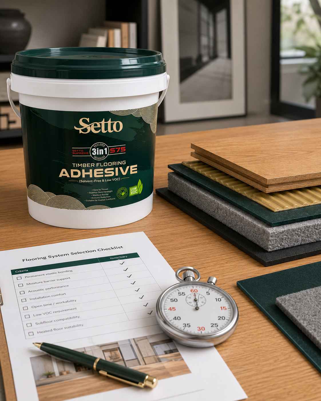SETTO Supreme S75 technical documentation and product selection materials