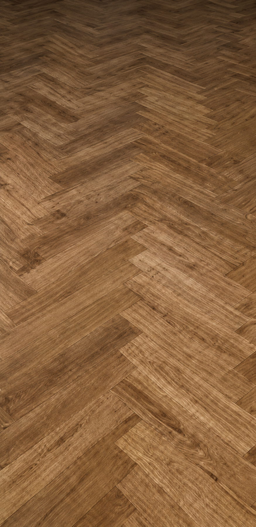 Herringbone timber flooring application