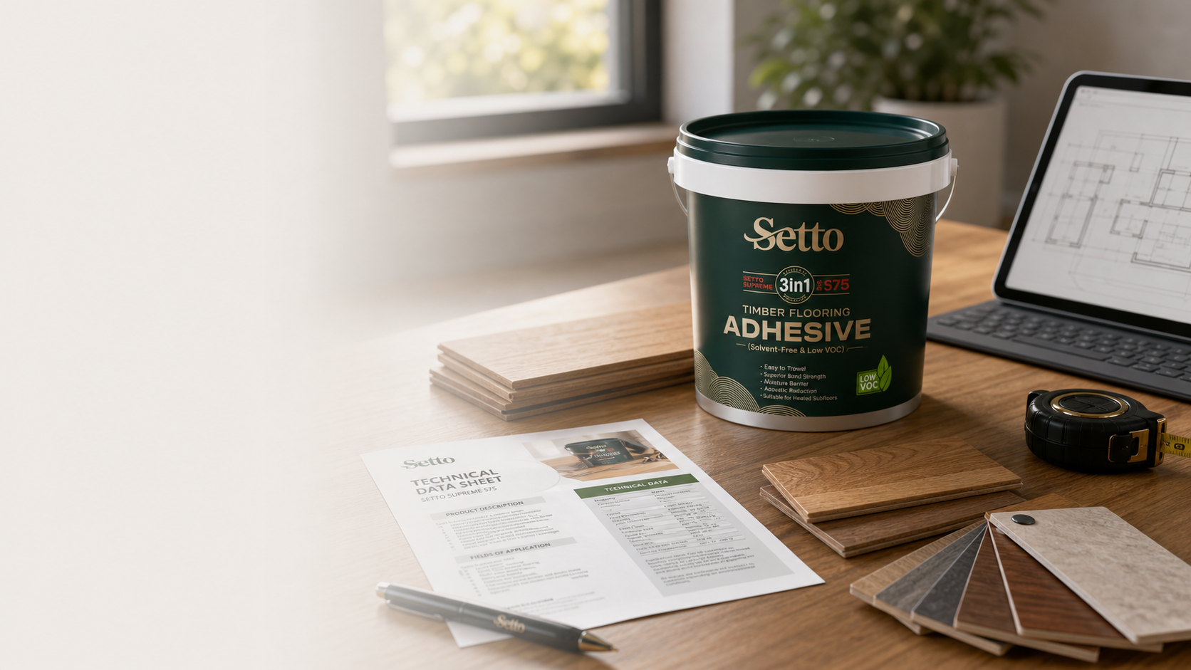 SETTO Supreme S75 product and installation system